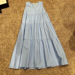 Baby blue dress